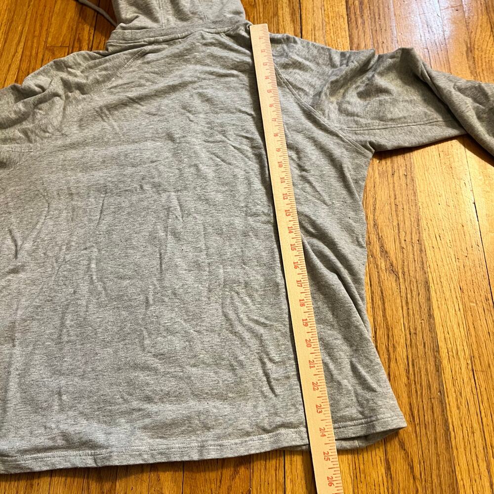 Zyia Active Combo Quilted Hoodie Sweatshirt Womens XL Gray Shirt Sweatshirt - Picture 5 of 6
